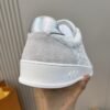 sy_no_AE3AEDB3D7A7BCDF86A63225244F9DD7_7 White & Light Grey Embossed Suede Derby Sneakers