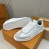 sy_no_AE3AEDB3D7A7BCDF86A63225244F9DD7_9 White & Light Grey Embossed Suede Derby Sneakers