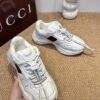 Gucci Cub3d White Perforated Leather Chunky Sneakers