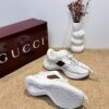 Gucci Cub3d White Perforated Leather Chunky Sneakers