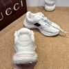 Gucci Cub3d White Perforated Leather Chunky Sneakers