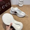 Gucci Cub3d White Perforated Leather Chunky Sneakers
