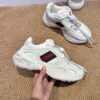 Gucci Cub3d White Perforated Leather Chunky Sneakers