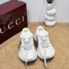 Gucci Cub3d White Perforated Leather Chunky Sneakers