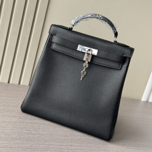 sy_no_AF44958B4004D43BBC04E14B05747D13_0 Kelly Ado 28 Backpack – Black Togo Leather