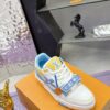 sy_no_AF584BD13CB9A5E817AED2616050512A_5 Louis Vuitton LV Trainer Strap White, Sky Blue & Yellow Retro Sneakers