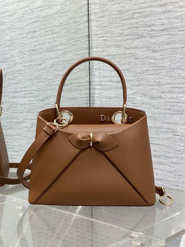 sy_no_AF81704FAD22AC7D13CE643F588DF859_0 Dior Women's Spring/Summer 2026 New Single-Handle Bow Handbag/Shoulder Bag