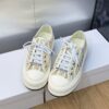 sy_no_AFB2BD32F2083DE7DE43FC8EC7506AB5_2 Gold & Champagne Metallic Embroidered Platform Canvas Sneakers