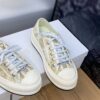 sy_no_AFB2BD32F2083DE7DE43FC8EC7506AB5_3 Gold & Champagne Metallic Embroidered Platform Canvas Sneakers