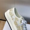 sy_no_AFB2BD32F2083DE7DE43FC8EC7506AB5_6 Gold & Champagne Metallic Embroidered Platform Canvas Sneakers