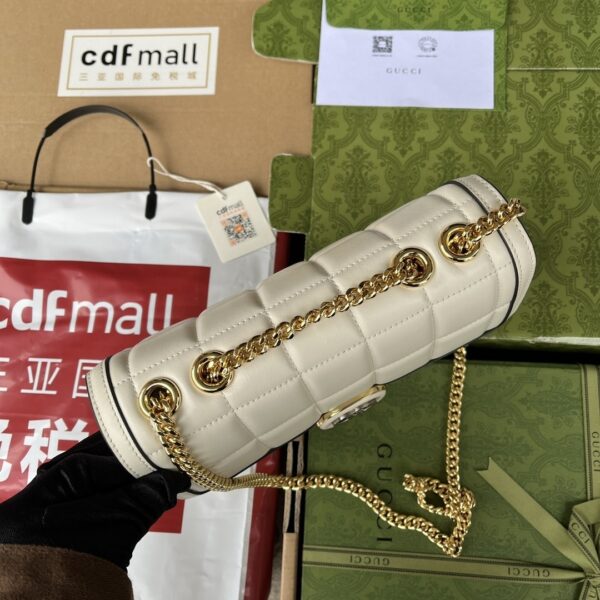 sy_no_AFCAD4851D696BEC2D6AEDE49301E4F5_2 Gucci Deco Small Shoulder Bag – White Quilted Leather