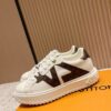 sy_no_AFDAFA35A332320433A6D2D86092B095_0 Louis Vuitton Time Out White Leather & Monogram Canvas Sneakers