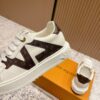 sy_no_AFDAFA35A332320433A6D2D86092B095_8 Louis Vuitton Time Out White Leather & Monogram Canvas Sneakers