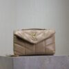sy_no_B0C9D1B29C4EEEB5881815C5A44A5A3D_0 YSL Loulou Mini Double-Chain Bag – Beige Lambskin