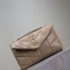 sy_no_B0C9D1B29C4EEEB5881815C5A44A5A3D_1 YSL Loulou Mini Double-Chain Bag – Beige Lambskin