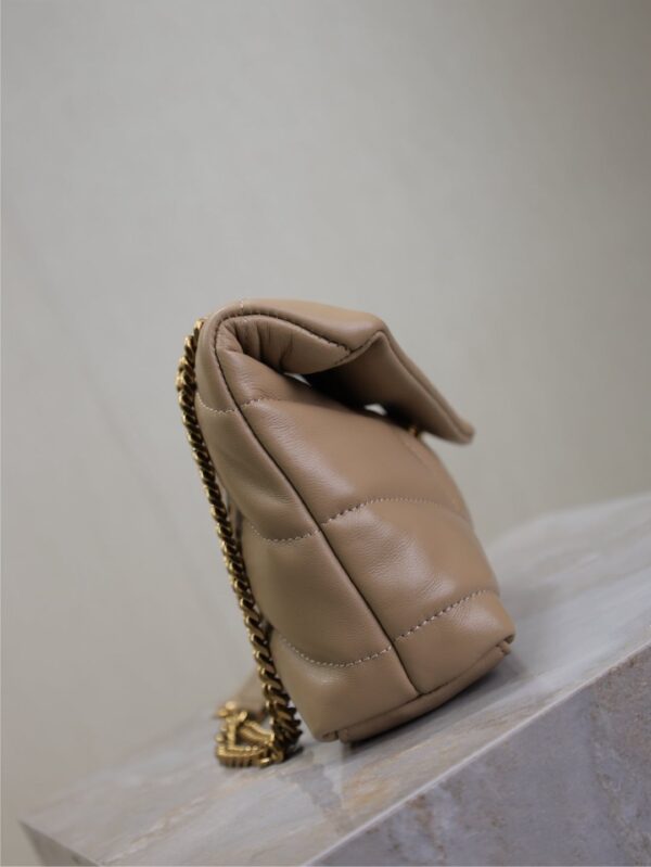 sy_no_B0C9D1B29C4EEEB5881815C5A44A5A3D_4 YSL Loulou Mini Double-Chain Bag – Beige Lambskin