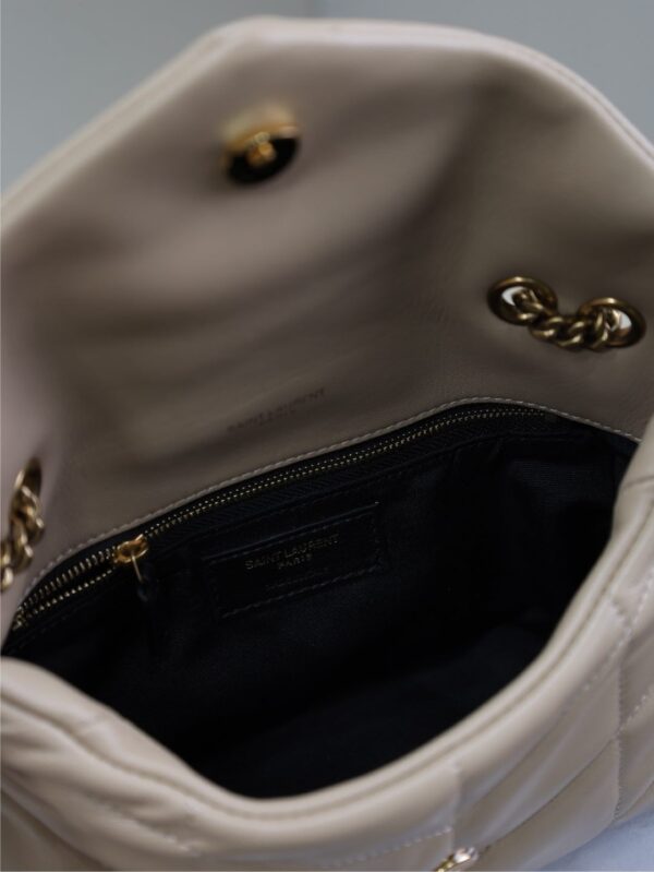 sy_no_B0C9D1B29C4EEEB5881815C5A44A5A3D_8 YSL Loulou Mini Double-Chain Bag – Beige Lambskin
