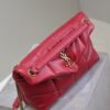 YSL Loulou 29cm Quilted Chain Bag – Red Lambskin