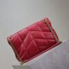 YSL Loulou 29cm Quilted Chain Bag – Red Lambskin