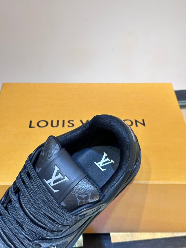 Louis Vuitton LV Trainer Monogram Eclipse Black Sneakers
