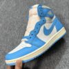 Air Jordan 1 Retro High OG "UNC" White & University Blue Vintage Sneakers