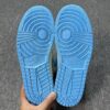 Air Jordan 1 Retro High OG "UNC" White & University Blue Vintage Sneakers
