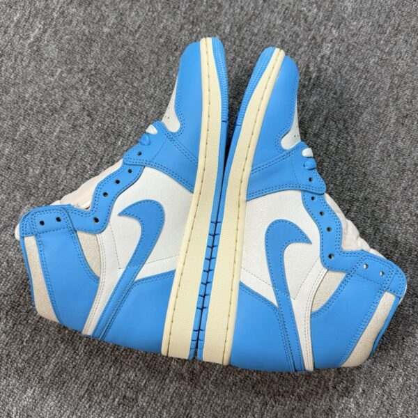 Air Jordan 1 Retro High OG "UNC" White & University Blue Vintage Sneakers