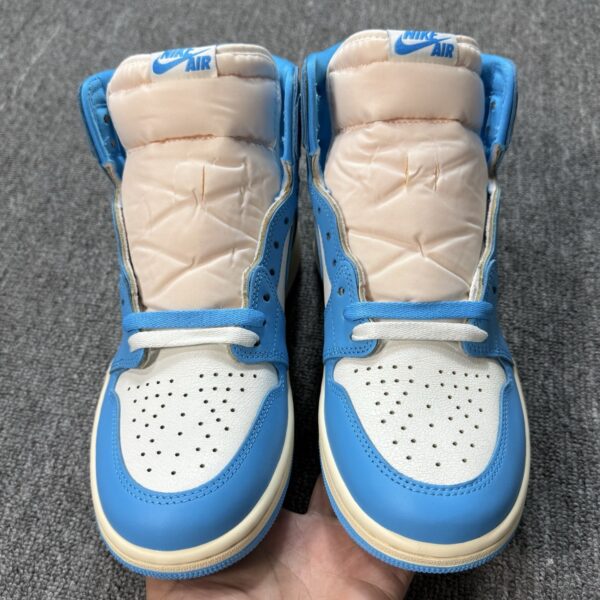 Air Jordan 1 Retro High OG "UNC" White & University Blue Vintage Sneakers