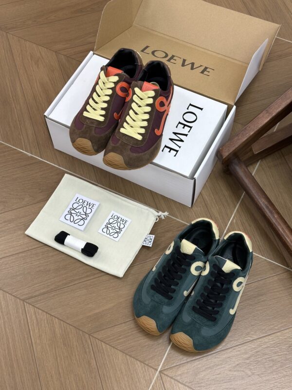sy_no_B16A7A86D26E495C93DBF80A732D4F0A_1 LOEWE Flow Runner Suede & Nylon Retro Sneakers