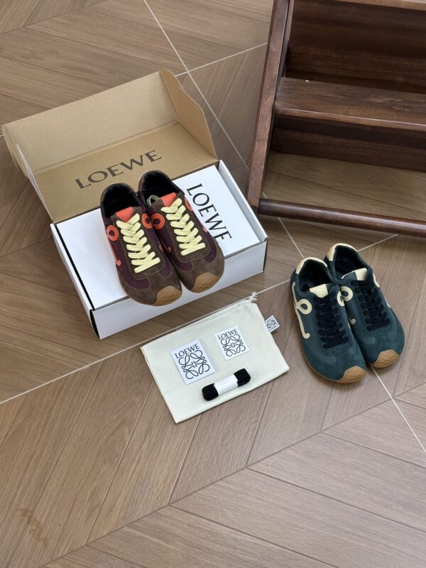 sy_no_B16A7A86D26E495C93DBF80A732D4F0A_3 LOEWE Flow Runner Suede & Nylon Retro Sneakers
