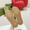 Gucci Screener GG Canvas & Beige Suede Sneaker with Lavender Accents & Green/Orange Web