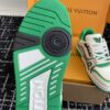 sy_no_B2CF2EFC5AFB3B64A6197D500D4028A5_8 Louis Vuitton LV Trainer White & Emerald Green Retro Sneakers
