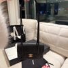 Chanel Long Flap Bag with Handle (Caviar-grained calfskin) / "Prey Coco" / Underarm Shoulder Bag / Small Rectangular Bag / Handbag