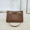 sy_no_B325CEBD980A2F90AC5B928B29F035B4_4 Caramel Brown Bow Tote Bag – Italian Leather