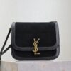sy_no_B37743F6FBEB3B0E9B1CEE7AD3CA5A6E_0 Solferino Shoulder Bag – Black Suede & Leather