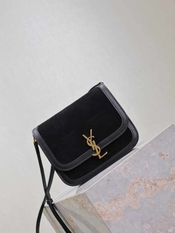 sy_no_B37743F6FBEB3B0E9B1CEE7AD3CA5A6E_1 Solferino Shoulder Bag – Black Suede & Leather