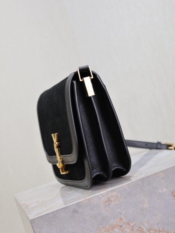 sy_no_B37743F6FBEB3B0E9B1CEE7AD3CA5A6E_4 Solferino Shoulder Bag – Black Suede & Leather