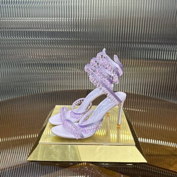 sy_no_B406C4E91C21FE233BDECBDB7E51E565_2 Lavender Purple Crystal Chandelier Spiral High-Heel Sandals