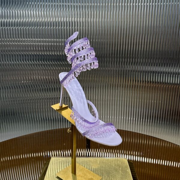 sy_no_B406C4E91C21FE233BDECBDB7E51E565_6 Lavender Purple Crystal Chandelier Spiral High-Heel Sandals