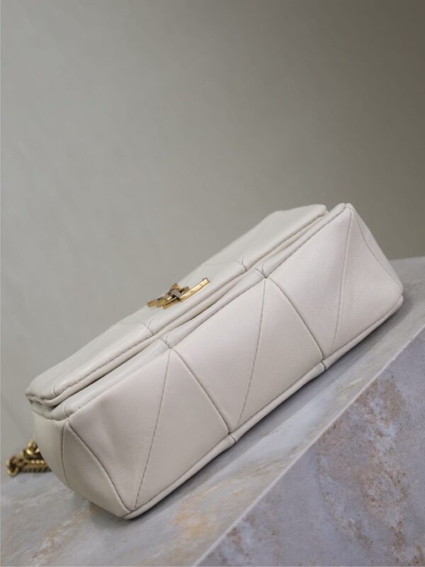 sy_no_B415F97600A51FC77EFC26784DF7D318_6 YSL Jamie Small 20cm Shoulder Bag – White
