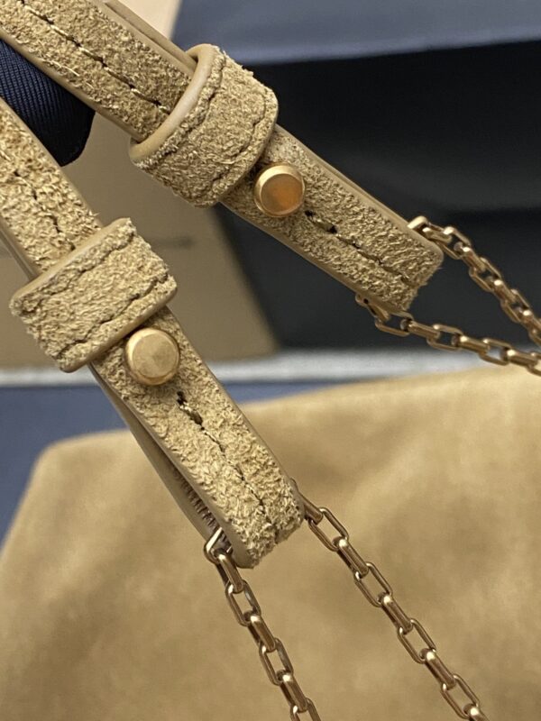 sy_no_B44919A7F5F99A2FCF3DF5233076C764_6 YSL Cassandre Chain Bucket Bag – Suede Gold