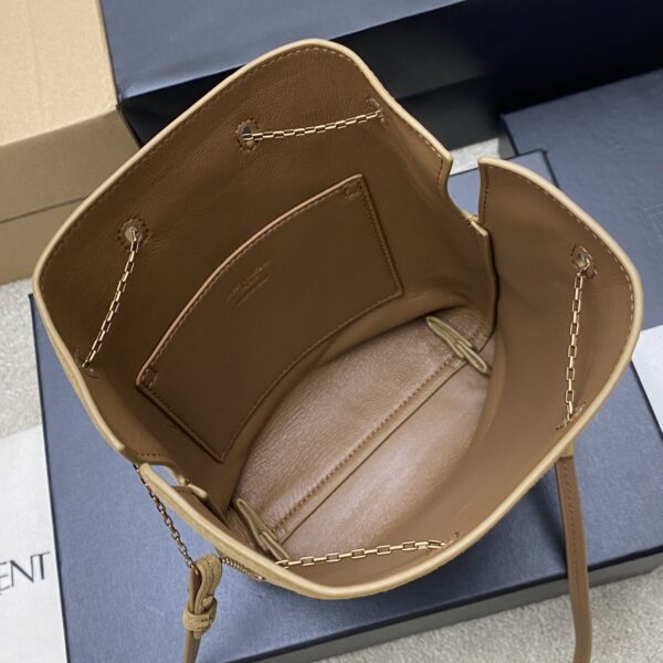 sy_no_B44919A7F5F99A2FCF3DF5233076C764_7 YSL Cassandre Chain Bucket Bag – Suede Gold