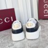 sy_no_B45C91B8A0051C0721835C4A5732F6A7_3 Gucci MAC8 GG Canvas & Navy Leather Sneaker