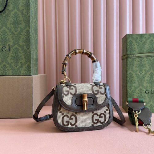 sy_no_B4603122EDA9533D2F8F7E2445AF0A2D_0 Bamboo Mini Top Handle Bag – Signature Bamboo Design