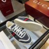sy_no_B4686B6941E4C64F99AD205C62FCA79E_4 Gucci B Sneaker Navy GG Canvas & Web Stripe