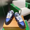 sy_no_B4ABF4CFD2A000CE4F8C968AC5A8D764_2 Louis Vuitton LV Trainer Maxi / LV Skate Black, Royal Blue & White Retro Sneakers