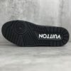 sy_no_B4B8D58D3CC5646E1CD4CF055B73D182_7 Louis Vuitton LV Trainer Black & White Grained Leather Retro Sneakers