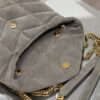 sy_no_B4BFDF9672A40D06EC6382C0B88C0DC0_6 YSL Loulou Mini Double-Chain Bag – Gray Suede
