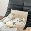 sy_no_B5704BFD5147530181E2186C0A0C26C1_0 Cream & Grey Distressed Platform Sneakers