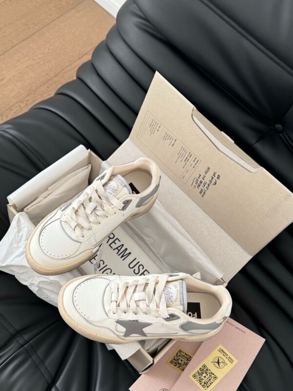 sy_no_B5704BFD5147530181E2186C0A0C26C1_3 Cream & Grey Distressed Platform Sneakers